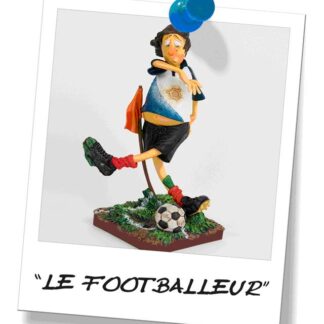 453-0017 THE FOOTBALL - SOCCER PLAYER / LE FOOTBALLEUR by Forchino