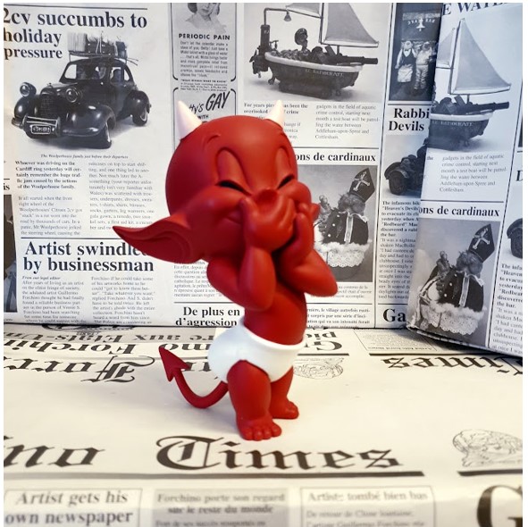 522-0105 STATUE HOT STUFF DEVIL LAUGH Demons et Merveilles - Image 3