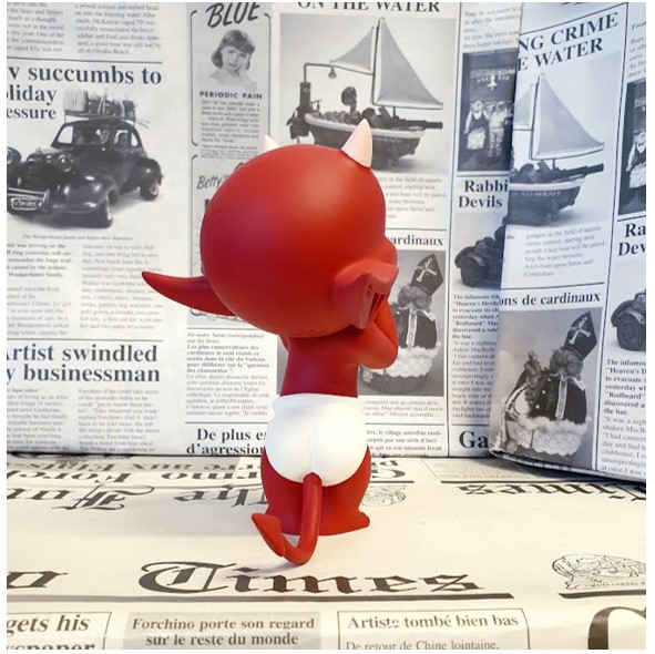 522-0105 STATUE HOT STUFF DEVIL LAUGH Demons et Merveilles - Image 5