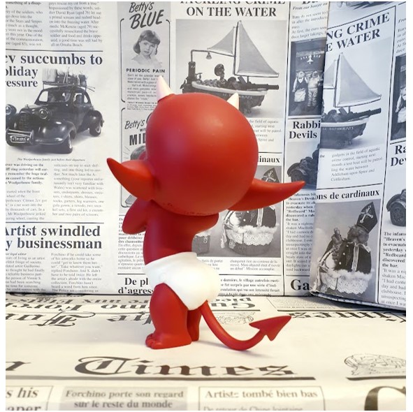 522-0105 STATUE HOT STUFF DEVIL LAUGH Demons et Merveilles - Image 6