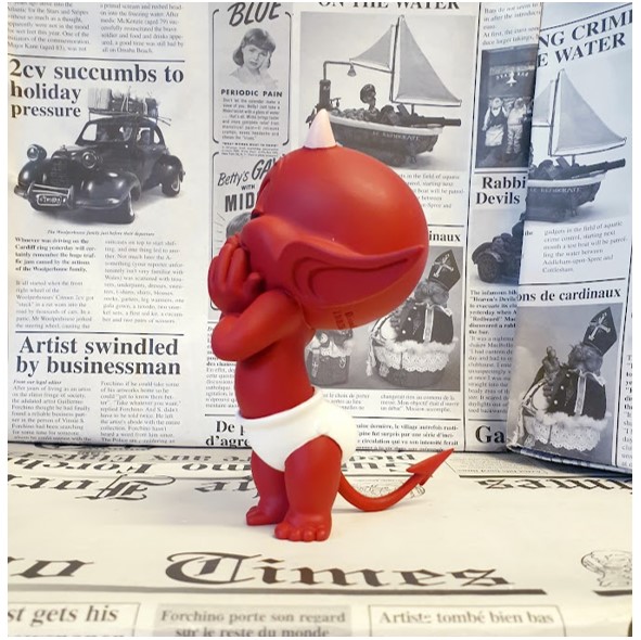 522-0105 STATUE HOT STUFF DEVIL LAUGH Demons et Merveilles - Image 7