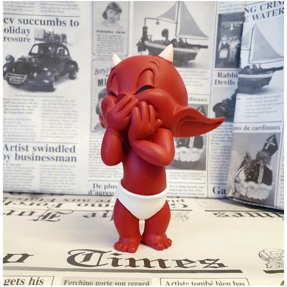 522-0105 STATUE HOT STUFF DEVIL LAUGH Demons et Merveilles - Image 8