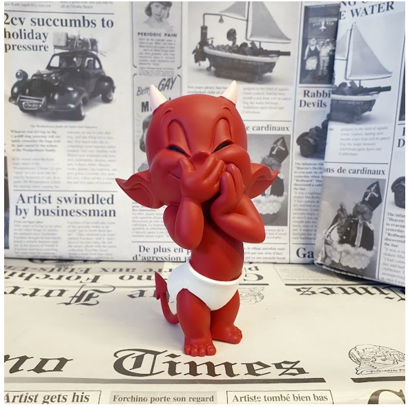 522-0105 STATUE HOT STUFF DEVIL LAUGH Demons et Merveilles - Image 9