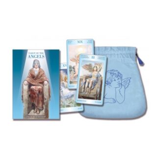 804-0306 COLLECTIBLE TAROT OF ANGELS DELUXE EDITION LO SCARABEO