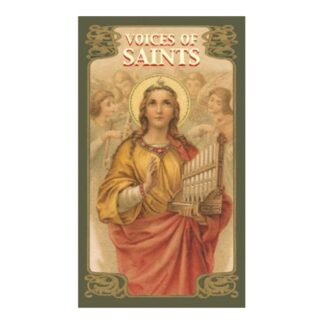 804-0179 COLLECTIBLE ORACLE CARDS VOICES OF SAINTS LO SCARABEO