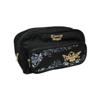 912-0370 NECESSAIRE TOILETRY BAG CANVAS TWEETY Looney Tunes