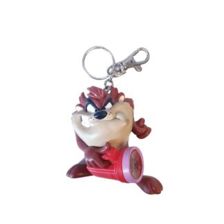 461-0034 VINTAGE KEYCHAIN 3D TAZ TASMANIAN DEVIL Looney Tunes