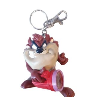 461-0034 VINTAGE KEYCHAIN 3D TAZ TASMANIAN DEVIL Looney Tunes