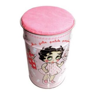 917-0234 METAL STORAGE SEAT STOOL BETTY BOOP