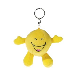 554-0003 KEYCHAIN PLUSH SMILEY Demons et Merveilles