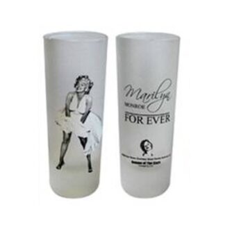 947-0139 FROSTED SHOT GLASS 2-PACK SET MARILYN MONROE