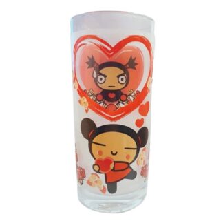 923-0054 FROSTED DRINKING GLASS GARU AND PUCCA