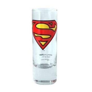 921-0011 SHOT GLASS CLASSIC LOGO SUPERMAN