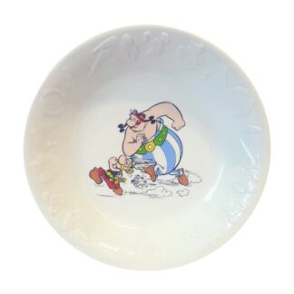 802-0004 COLLECTIBLE SOUP PLATE ASTERIX AND OBELIX