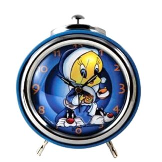 912-0047 RETRO ALARM CLOCK SYLVESTER TWEETY Looney Tunes