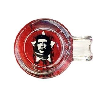 953-0002c CHE GUEVARA GLASS ASHTRAY