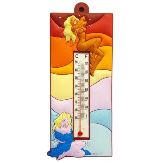 562-0003 WALL THERMOMETER DANY COLOMBE Demons et Merveilles