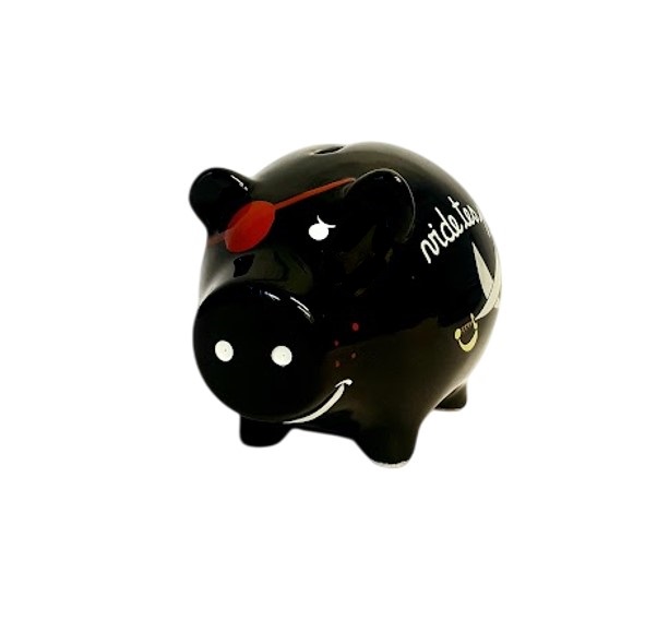 933-0035 RETRO PIGGY BANK PIRATE