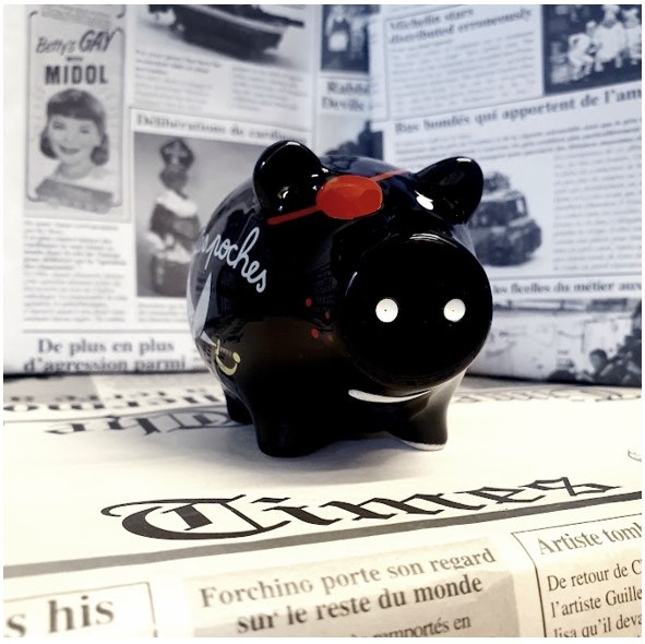 933-0035 RETRO PIGGY BANK PIRATE - Image 6